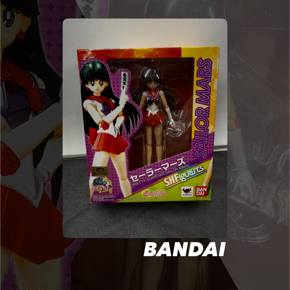 NIB Bandai S.H. Figuarts Sailor Mars Sailor Moon Action Figure